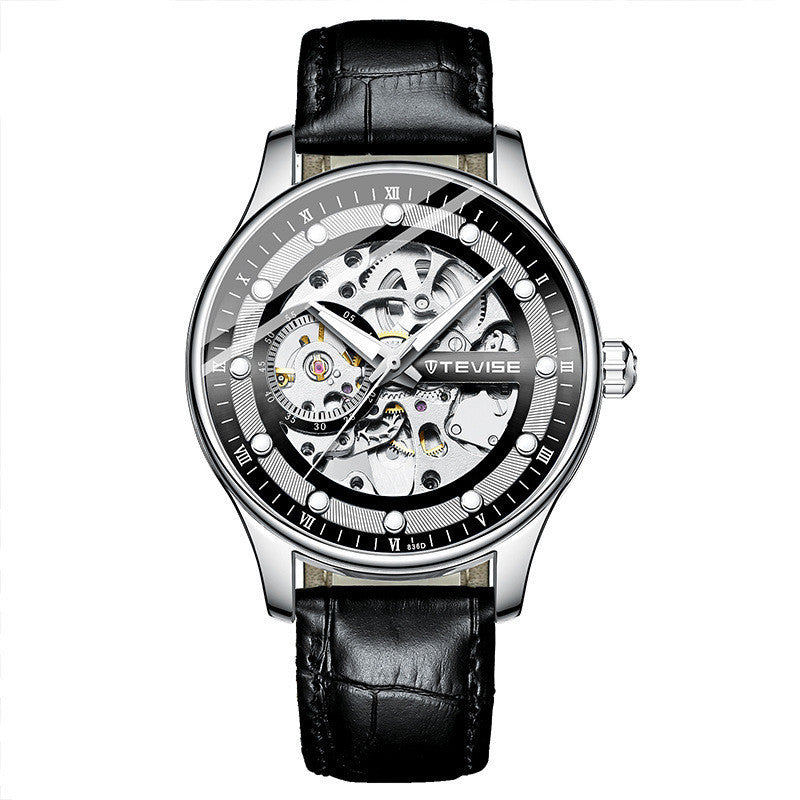 T&P Precision Blue | Mechanical Skeleton Men’s Watch