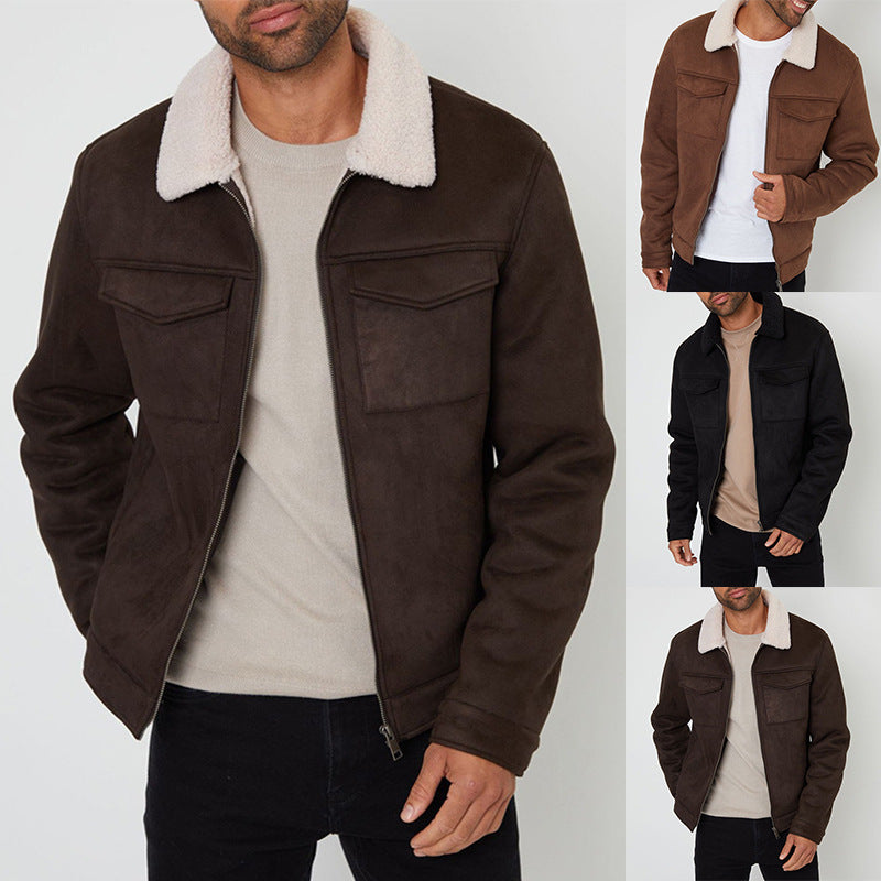 T&P Urban Frost | Premium Men’s Lamb Collar Jacket