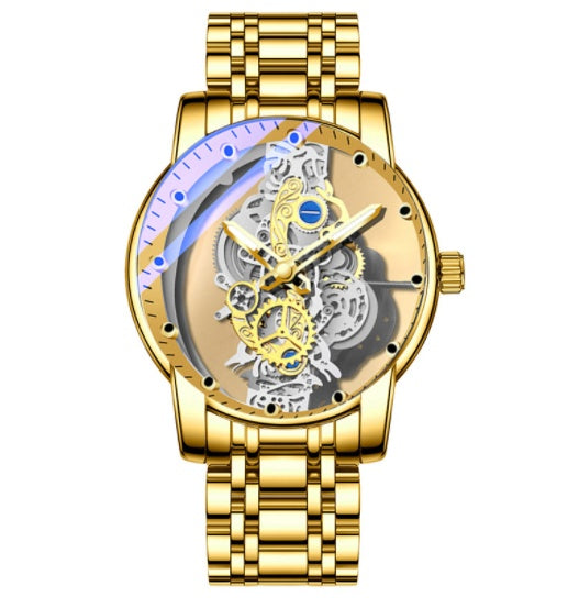 T&P Golden Heritage | Vintage Skeleton Automatic Watch