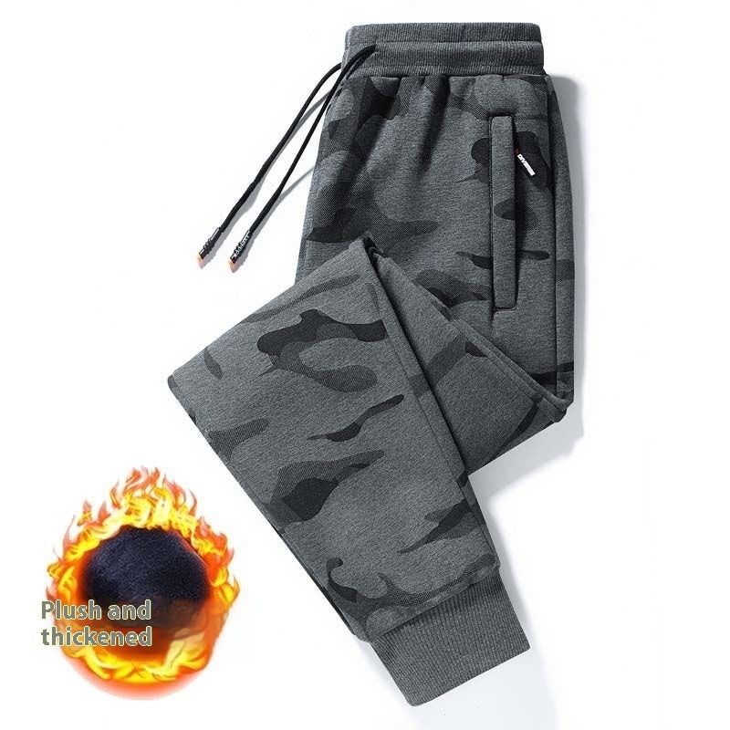 T&P Heavy Camo Winter Joggers | Thick Cotton Plus-Size Joggers