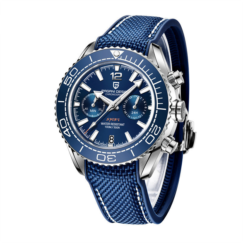 T&P Dominator Series | Luxury Black Chronograph Watch