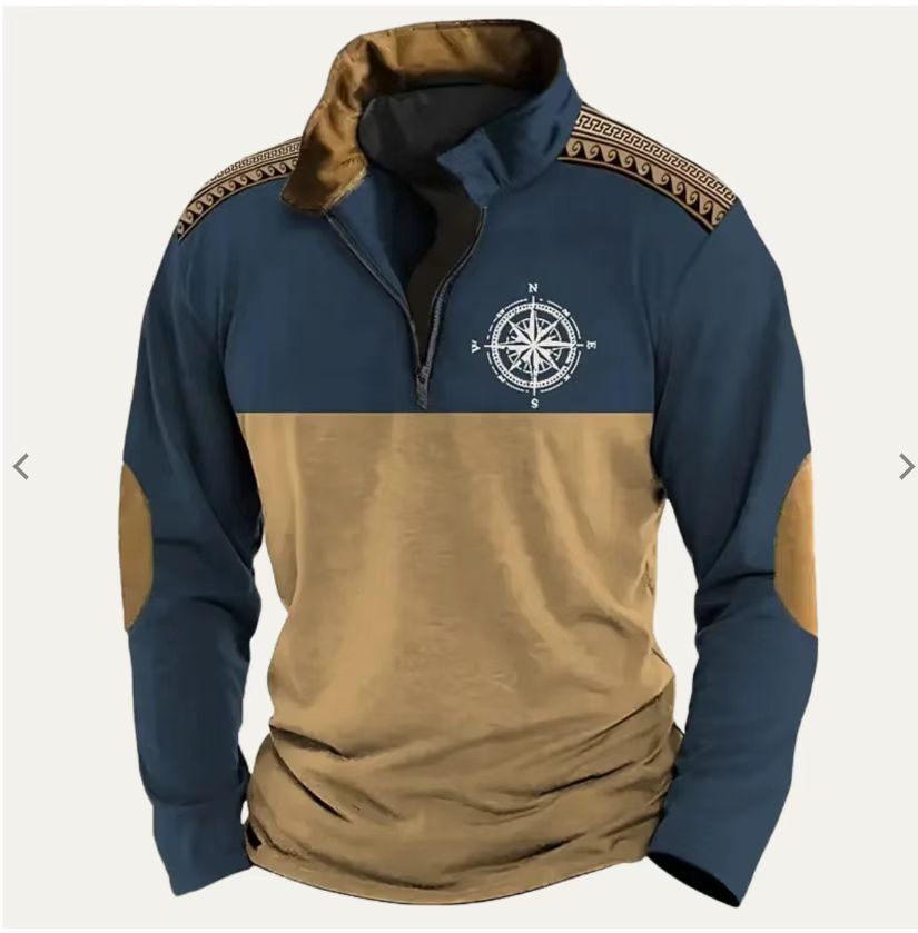 T&P Wild Soul | Men’s Printed Zip-Up Sweater