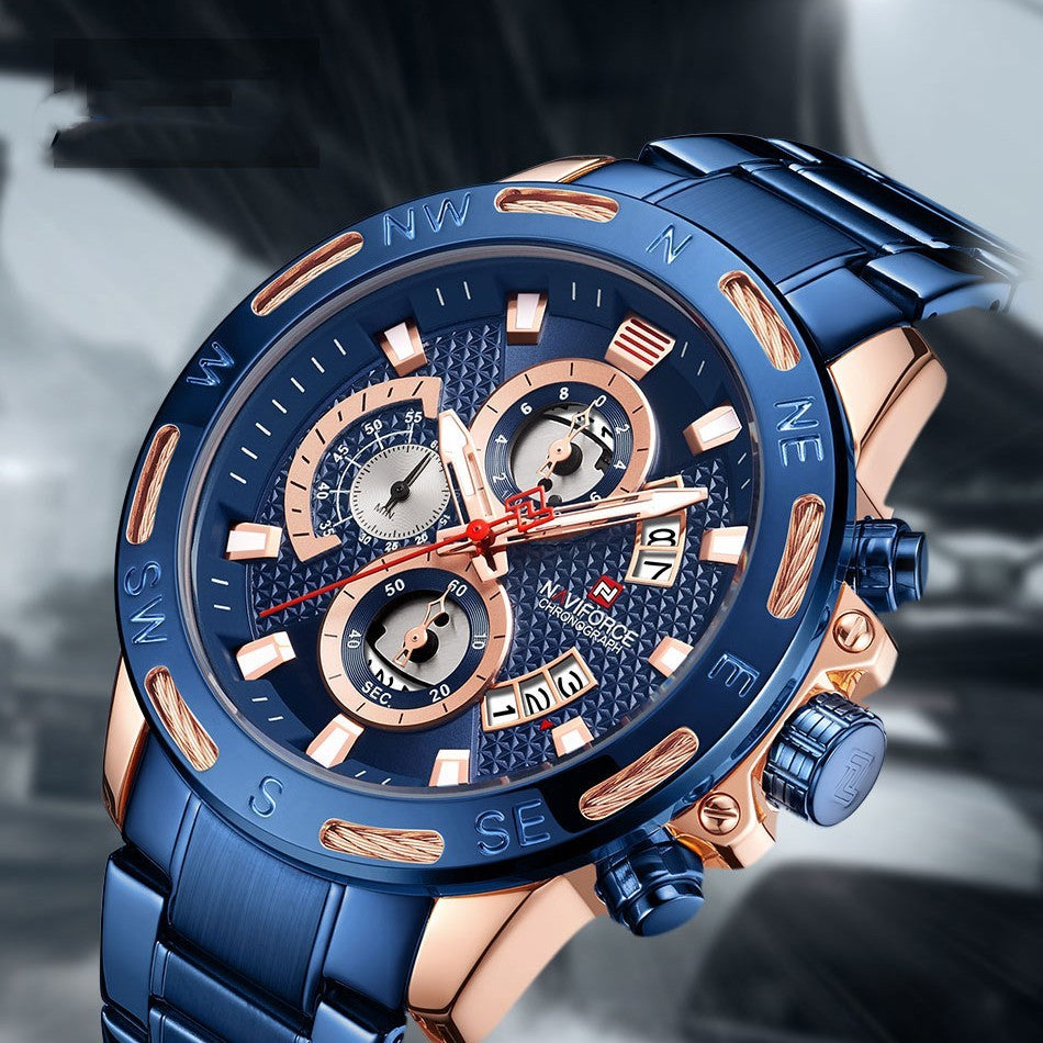 T&P Dominator Chrono | Luxury Black Steel Men’s Watch