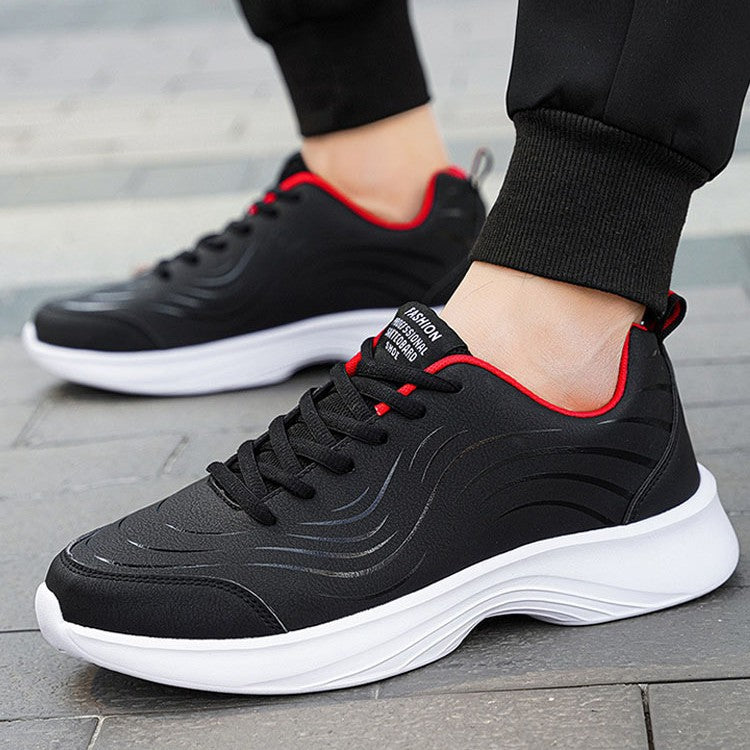 T&P BlackShield Sneakers – Waterproof Non-Slip Men’s Urban Shoes