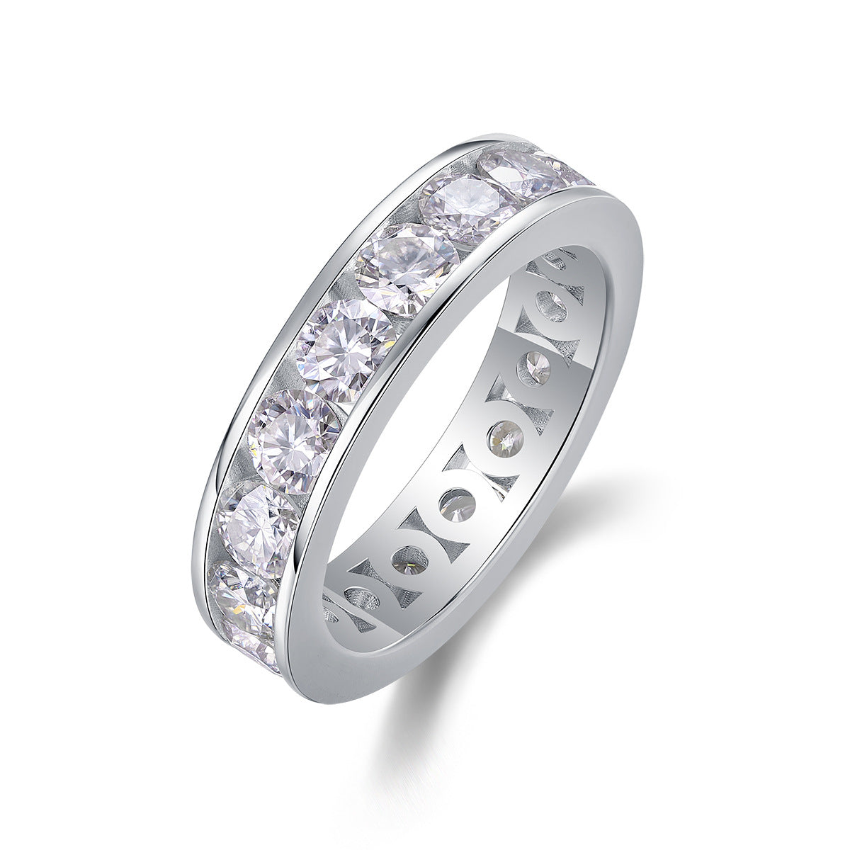 925 Sterling Silver Eternity Ring – Luxury Women’s Anniversary & Wedding Jewelry