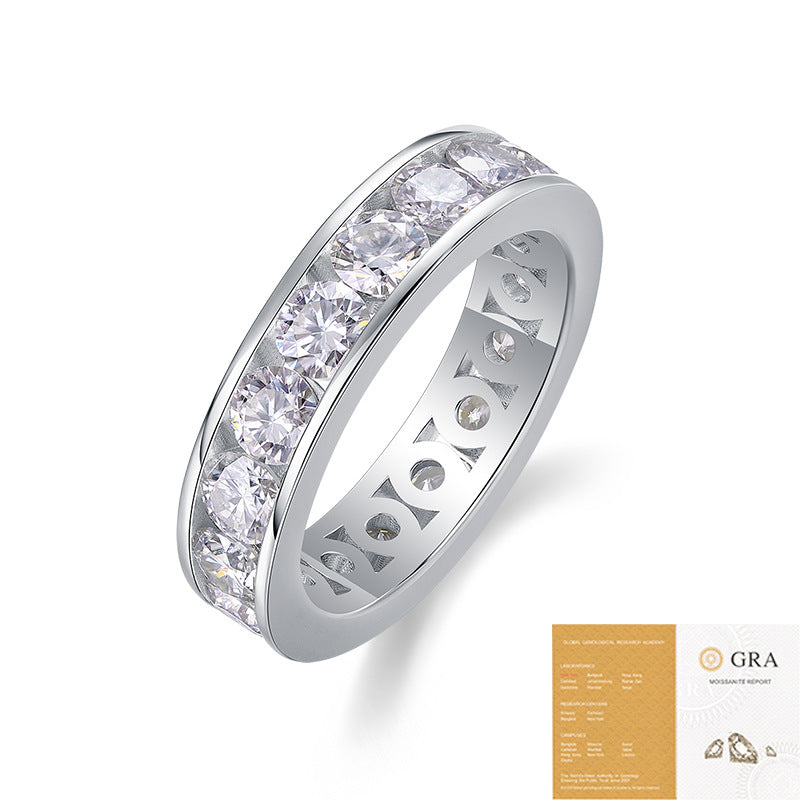 925 Sterling Silver Eternity Ring – Luxury Women’s Anniversary & Wedding Jewelry