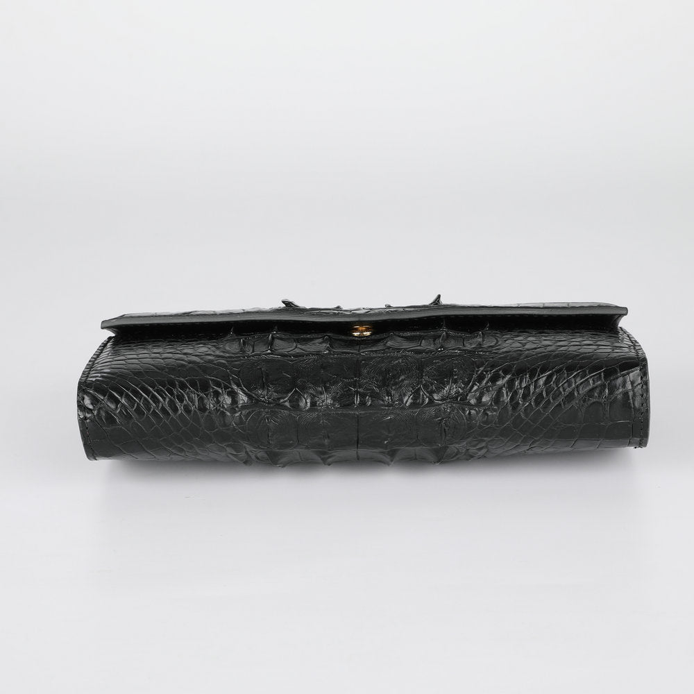 Luxury Women’s Crocodile Leather Clutch Wallet