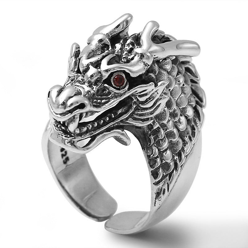 925 Silver Dragon Ring – Dominant Power Symbol for Men | T&P Men’s Vault