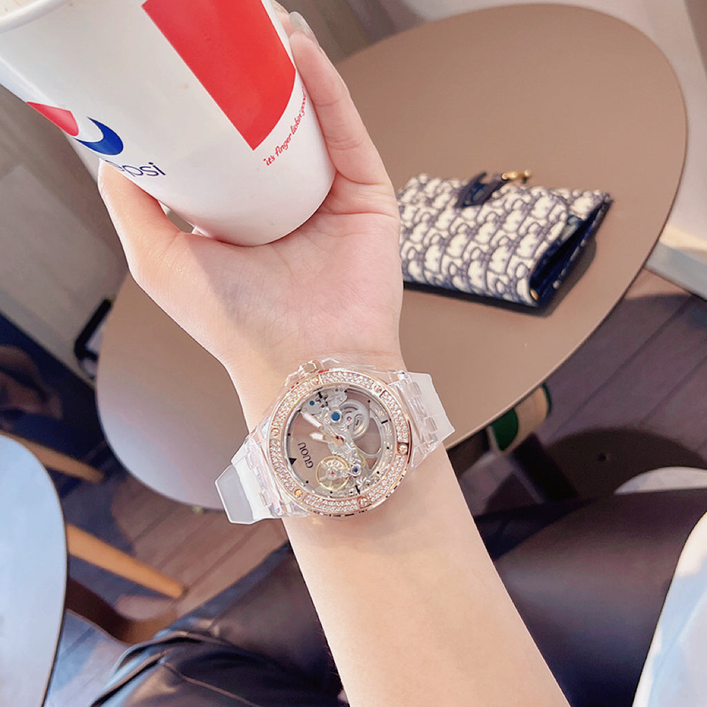 T&P Crystal Motion | Women’s Automatic Skeleton Luxury Watch