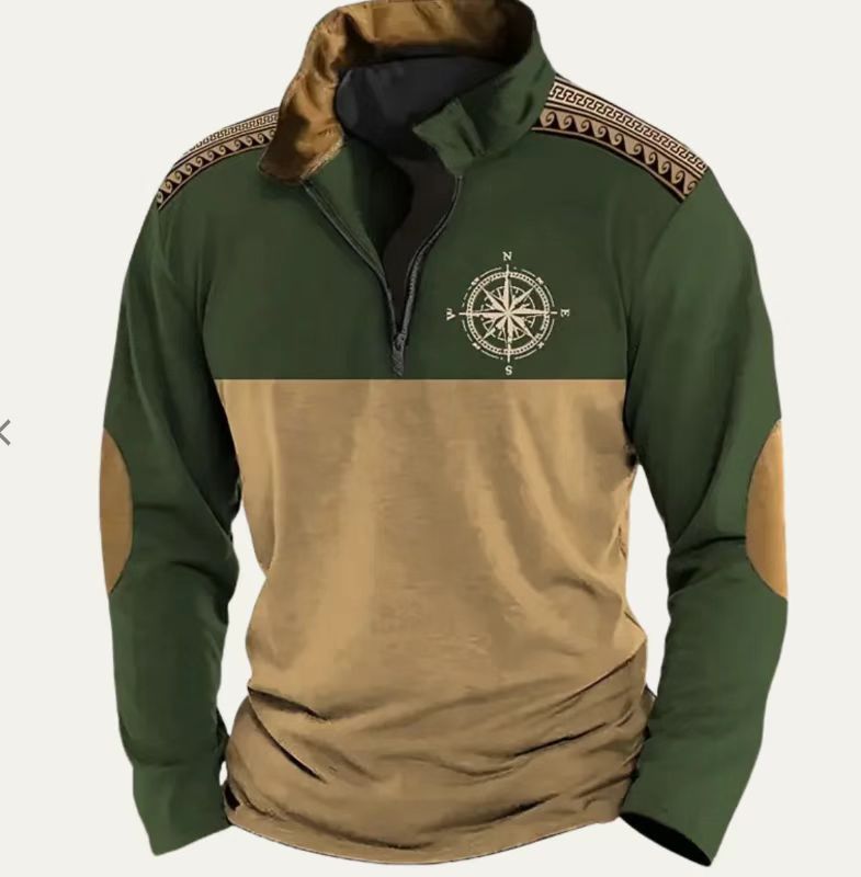 T&P Wild Soul | Men’s Printed Zip-Up Sweater