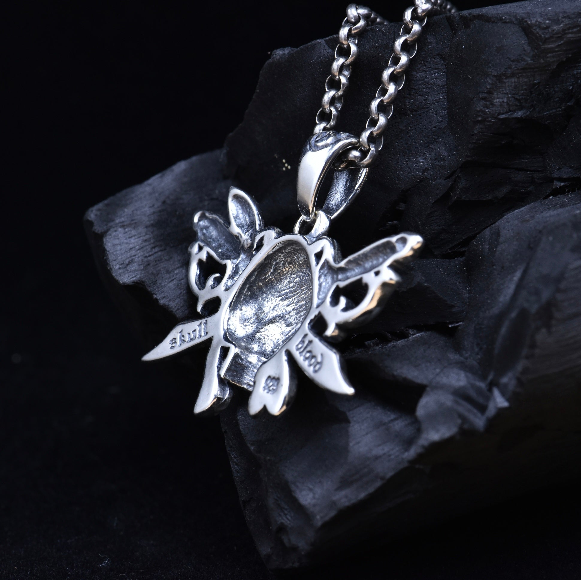 S925 Silver Skull Pendant – Dark Heritage Edition | T&P Men’s Collection