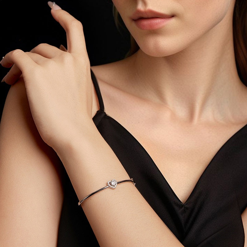 T&P Moissanite Love Bracelet | S925 Sterling Silver D-Color Edition