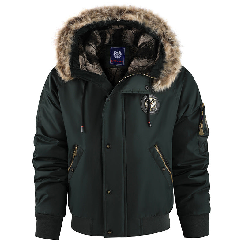 T&P Winter Fury Bomber | Tactical Fur Hood Jacket for Men