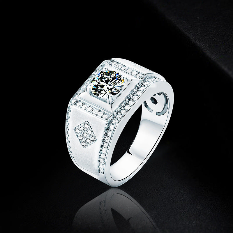 S925 Silver Gemstone Men’s Ring – Executive Power Edition | T&P Men’s Collection