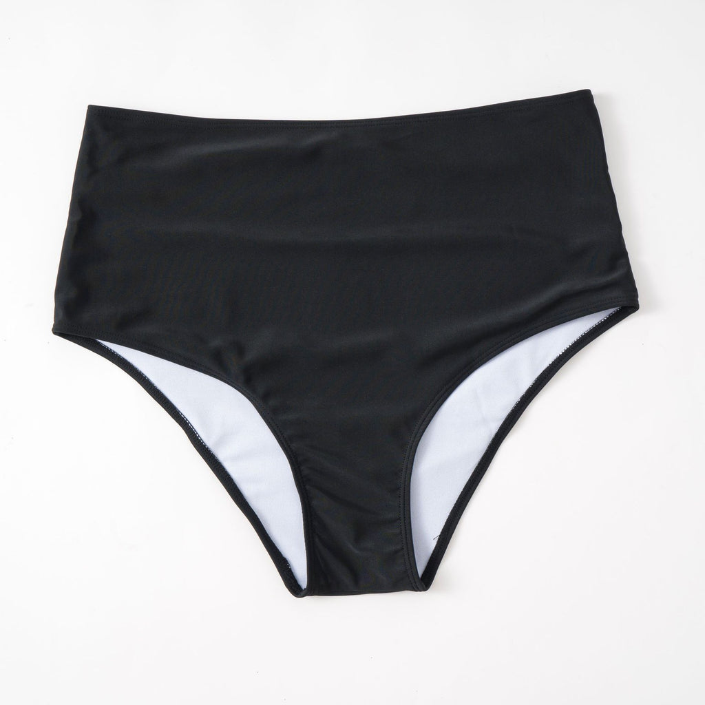 T&P CurveLeopard Halter Bikini – Plus-Size Blue Leopard Wrap Swim Set