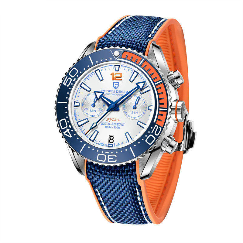 T&P Dominator Series | Luxury Black Chronograph Watch