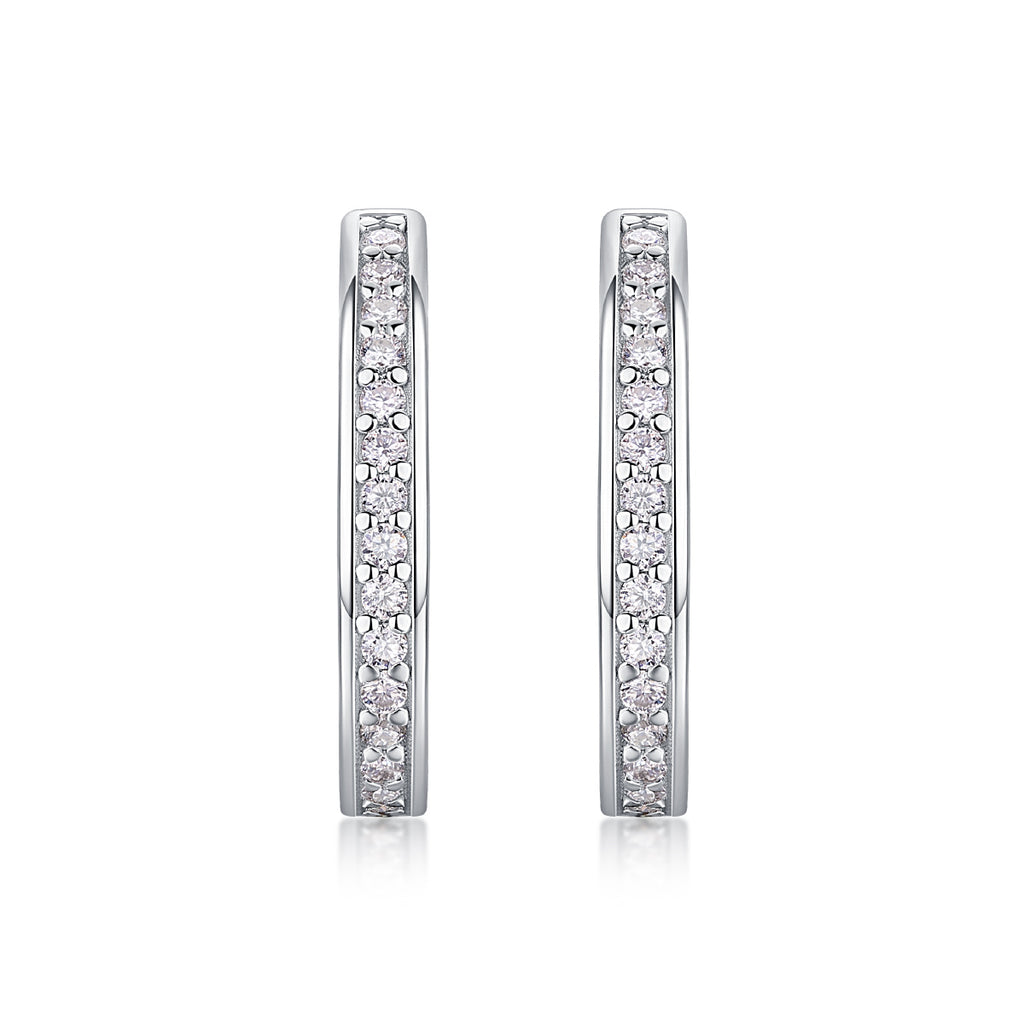 Highlight S925 Moissanite Sterling Silver Earrings – Everyday Luxury Diamond Alternative