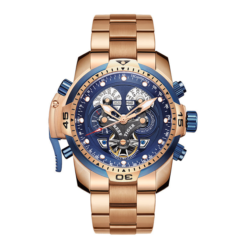 T&P Royal Titan | Blue Gold Automatic Watch – Flagship Series