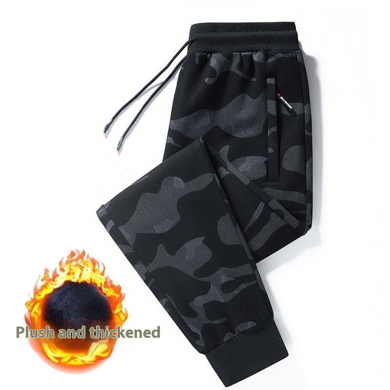 T&P Heavy Camo Winter Joggers | Thick Cotton Plus-Size Joggers