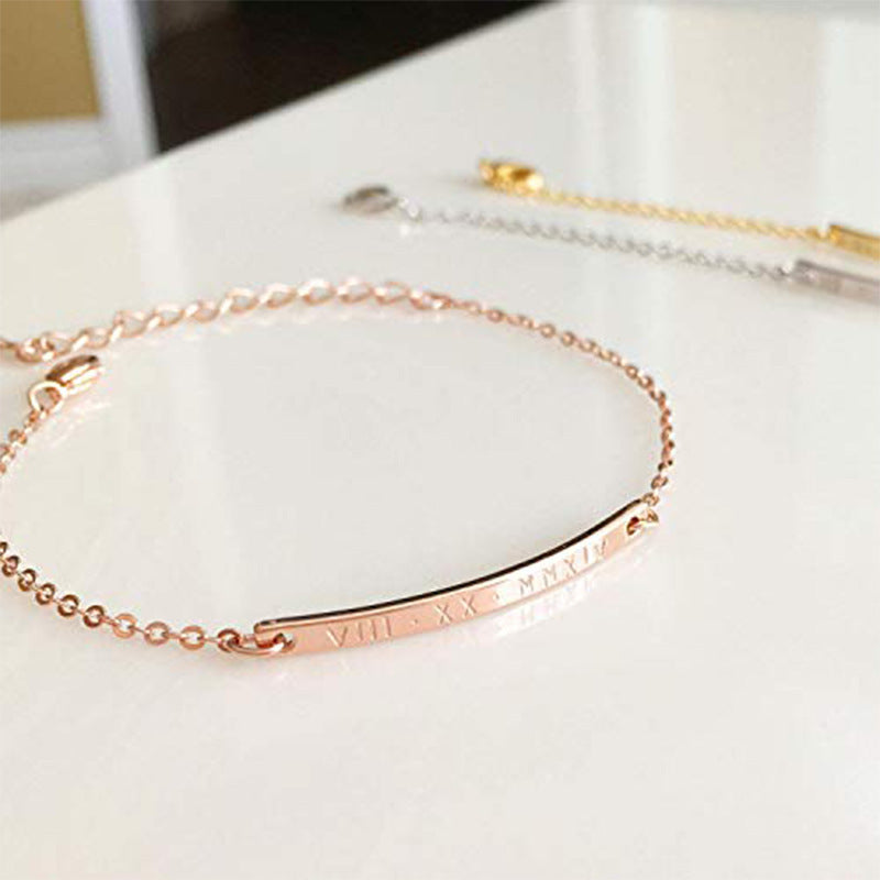 Sterling Silver 925 Personalized Bracelet – Custom Engraved Name Jewelry, Luxury Anniversary & Valentine’s Gift