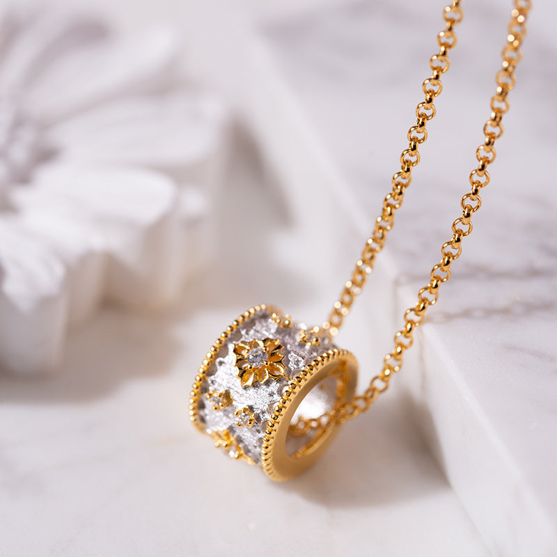 18K Gold-Plated Clover Necklace – Elegant Pure Silver Jewelry | T&P Luxury Line