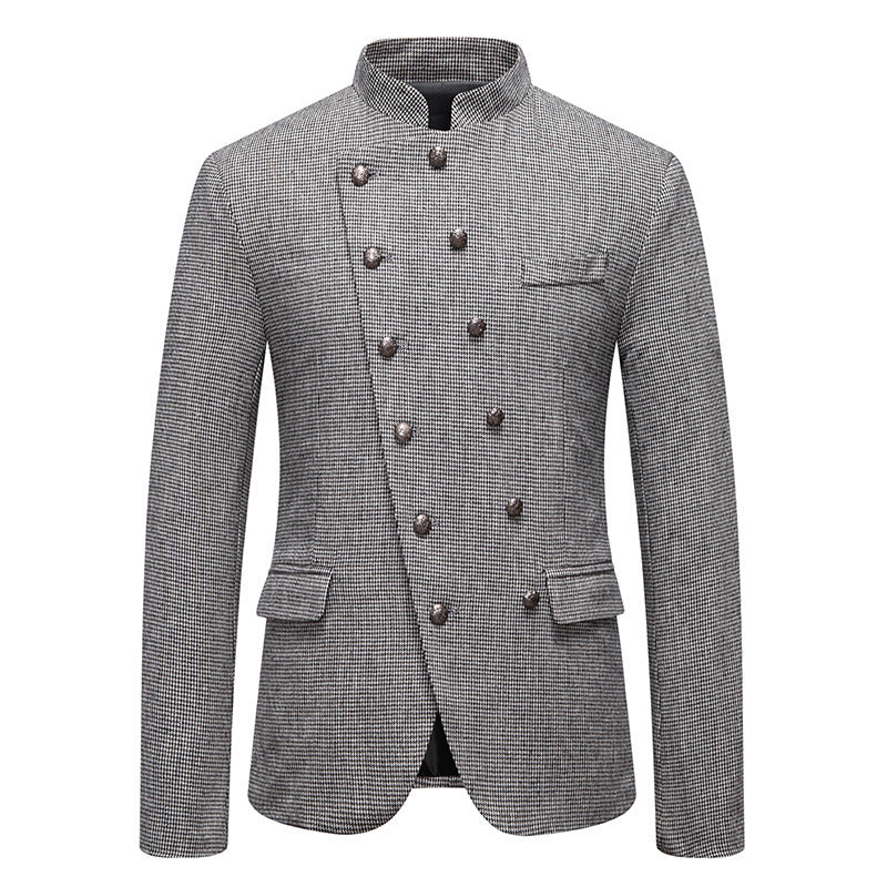T&P Imperial Guard Blazer | Stand Collar Double-Breasted Men’s Luxury Coat