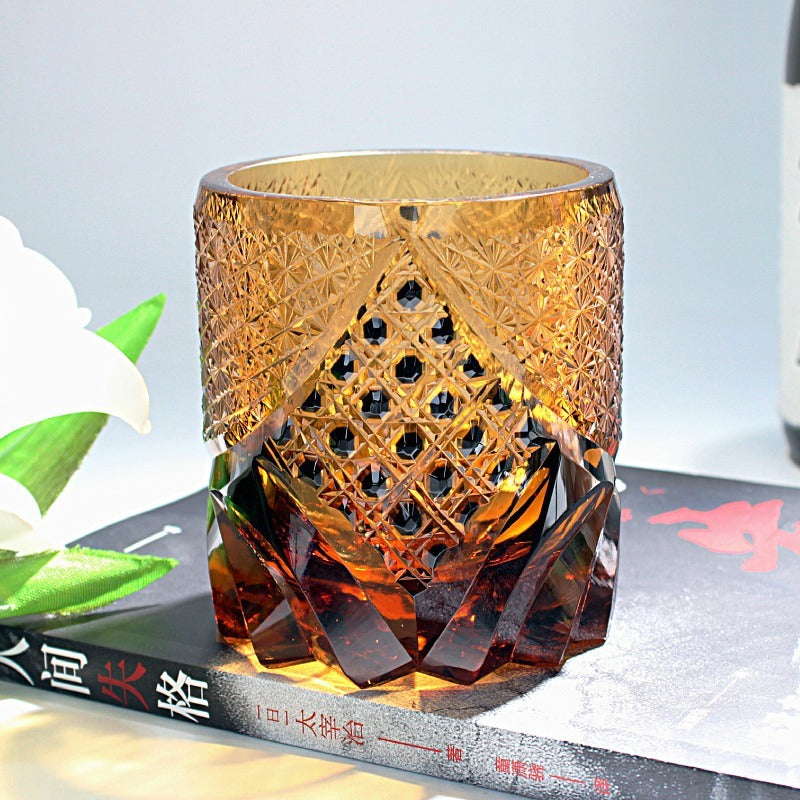 Luxury Handmade Crystal Whiskey Glass – Premium Gift for Men