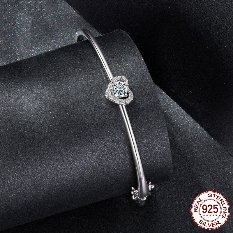 T&P Moissanite Love Bracelet | S925 Sterling Silver D-Color Edition
