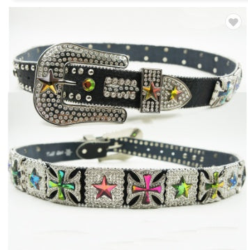 Women’s Crystal Rhinestone Fashion Belt – Statement Glam Edition