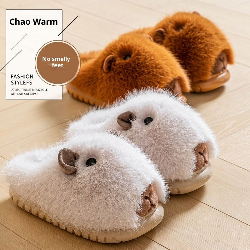 T&P Plush Animal Slippers – Women’s Autumn & Winter Home Slippers
