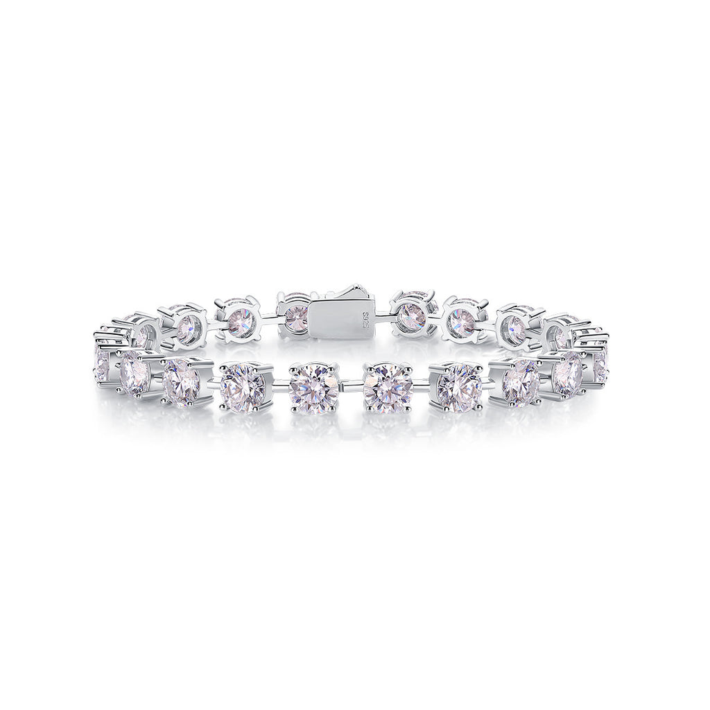 Luxury Moissanite Tennis Bracelet – 65mm 1 Carat Each Stone with Certificate