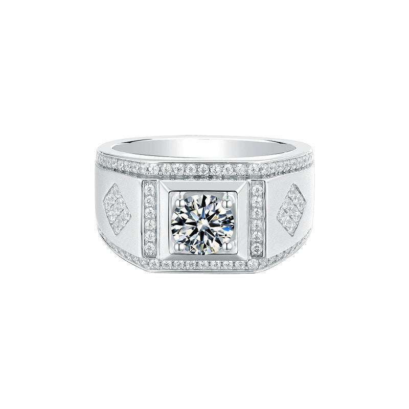 S925 Silver Gemstone Men’s Ring – Executive Power Edition | T&P Men’s Collection