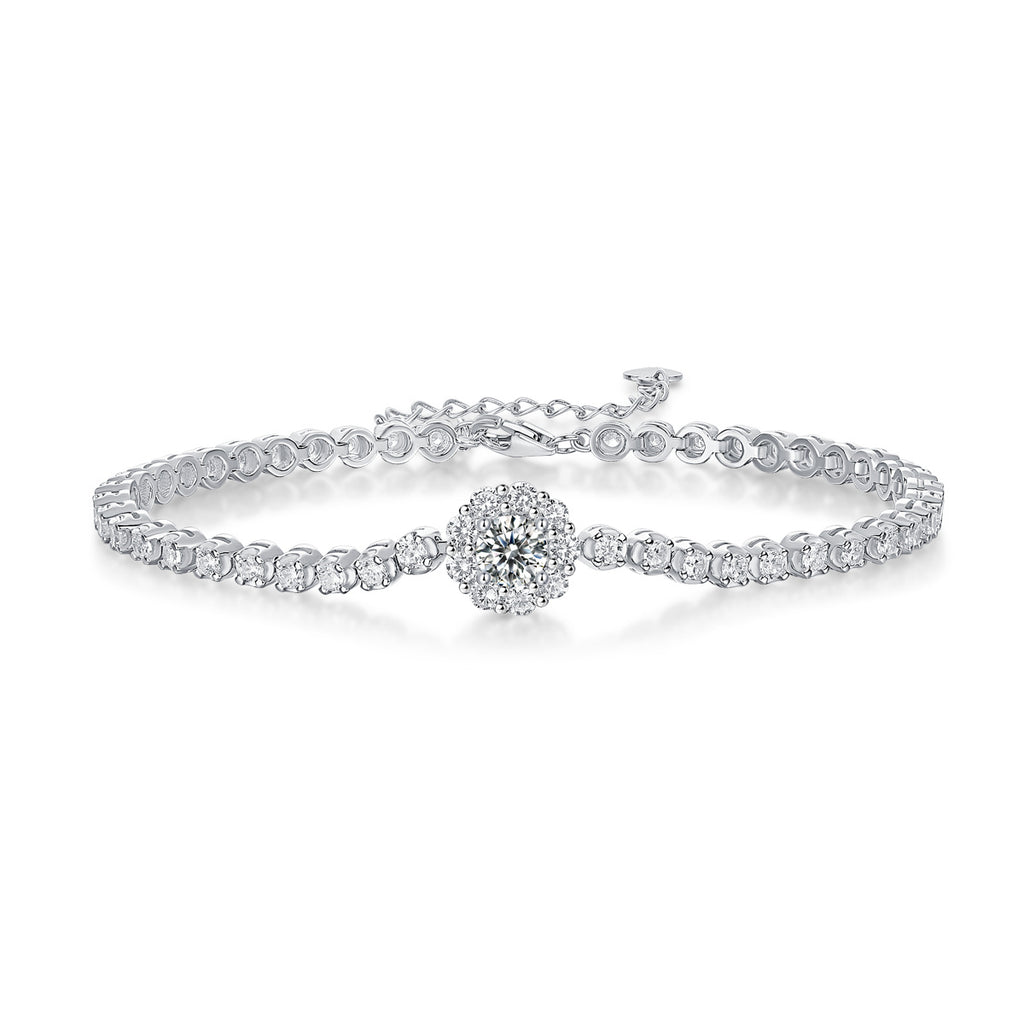 Luxury "Magpie Bridge" Moissanite Diamond Bracelet – Elegant Gift for Women