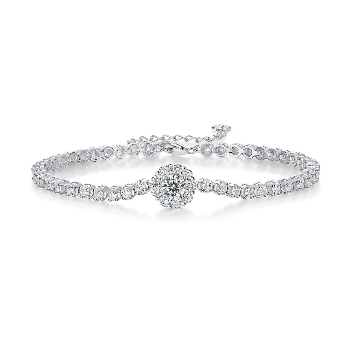 Luxury "Magpie Bridge" Moissanite Diamond Bracelet – Elegant Gift for Women