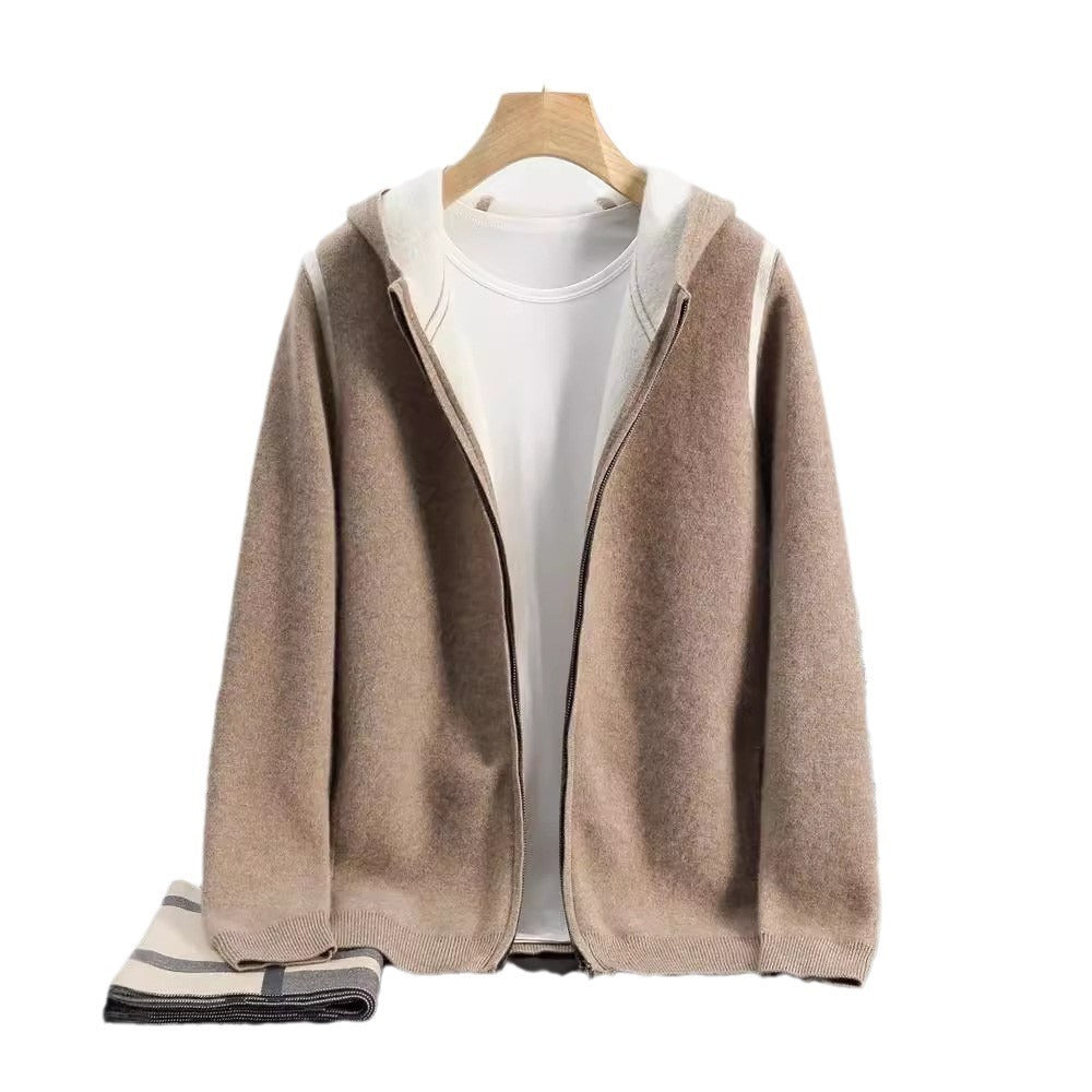 T&P Elite Comfort Edition | Men’s Cashmere Wool Knit Hoodie