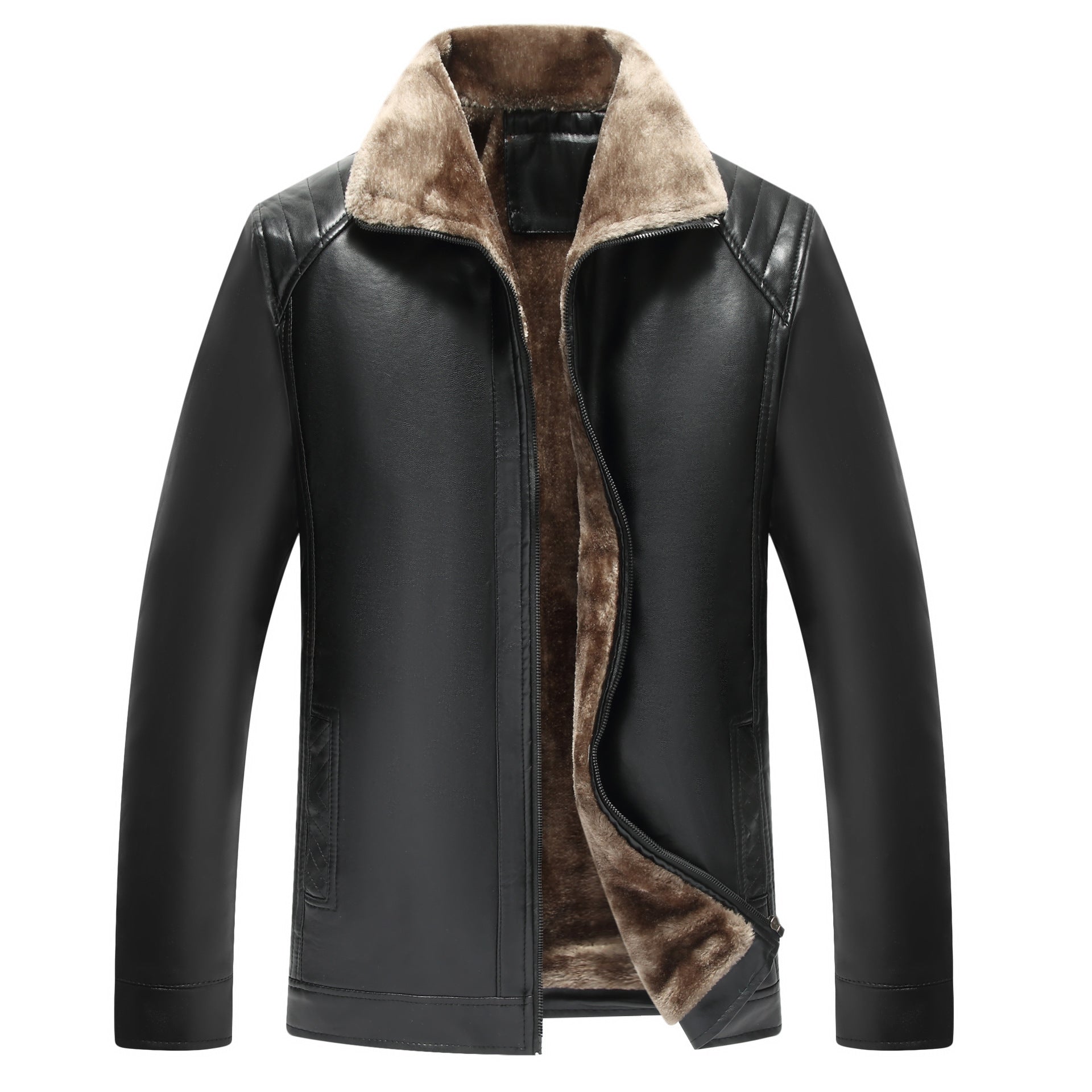 T&P Royal Heritage | Men’s Leather Jacket with Fur Lining