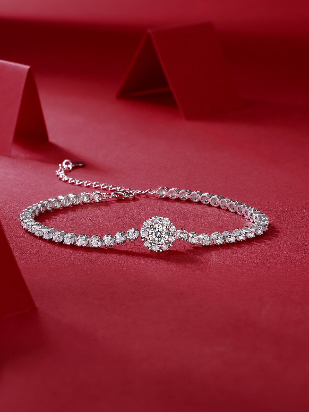 Luxury "Magpie Bridge" Moissanite Diamond Bracelet – Elegant Gift for Women