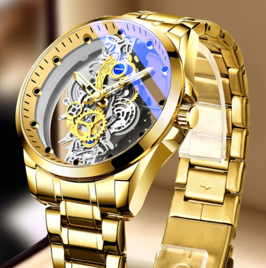 T&P Golden Heritage | Vintage Skeleton Automatic Watch