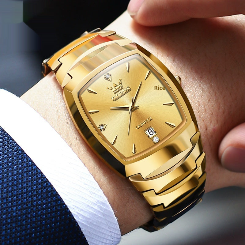 T&P Royal Classic Golden Dynasty Men’s Watch | Tungsten Gold Edition
