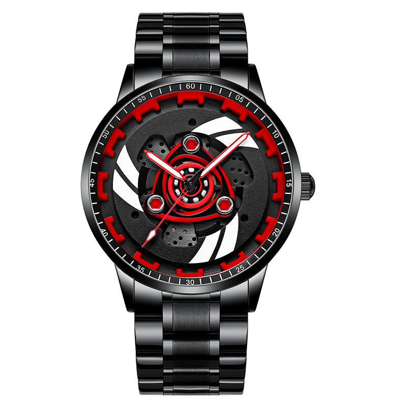 Luxury Skeleton Forged Caliper AMG488 Wheel Watch – Men’s Motorsport Inspired Timepiece