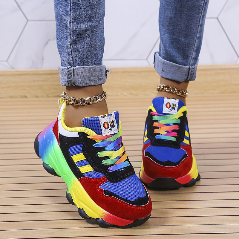 T&P ColorBloom Sneakers – Women’s Multicolor Street Sneakers