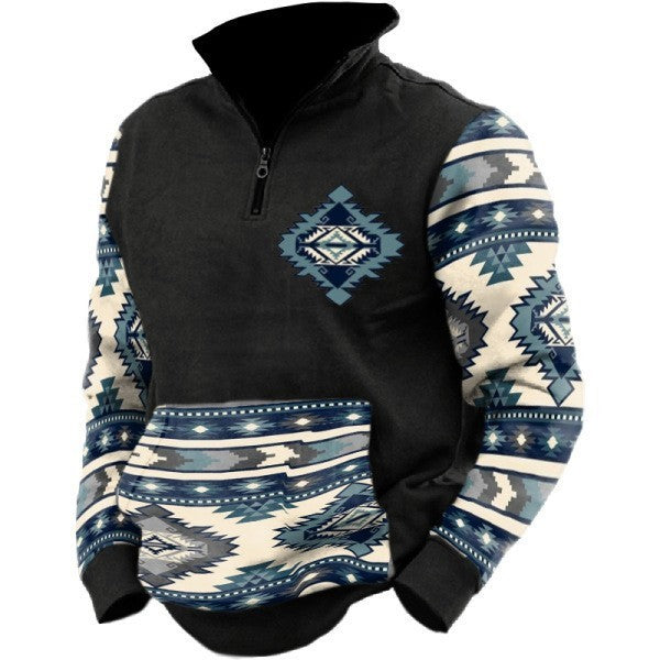 T&P Wild Soul | Men’s Printed Zip-Up Sweater