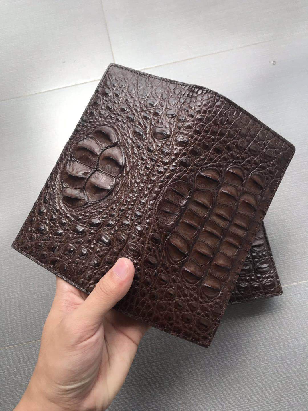 Luxury Crocodile Pattern Leather Wallet – Long Trend Casual | T&P Collection