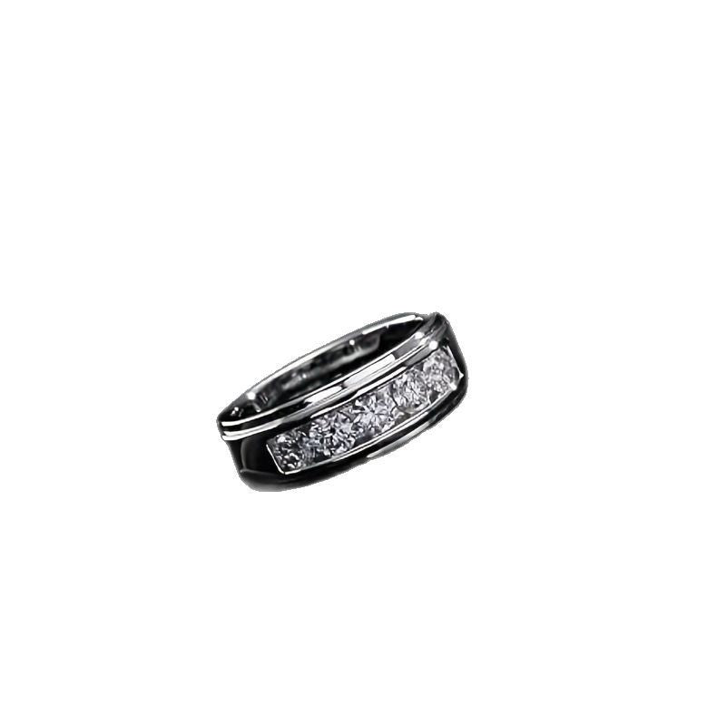 Luxury "Starry Sky" Moissanite Hip-Hop Ring – Bold Statement Jewelry