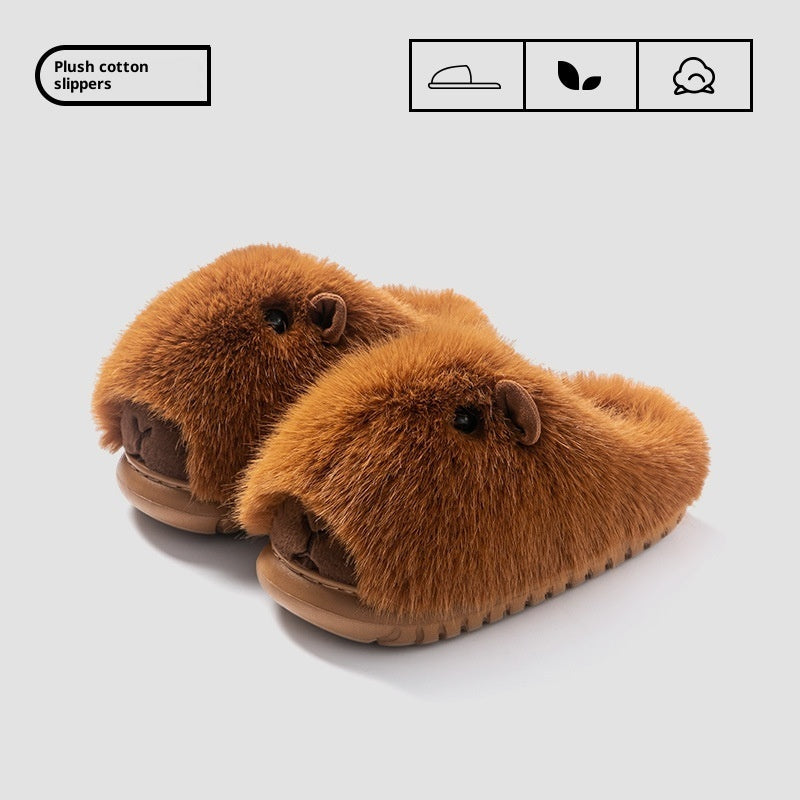 T&P Plush Animal Slippers – Women’s Autumn & Winter Home Slippers